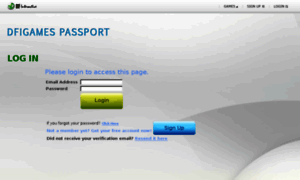 Passport.dfigames.com thumbnail