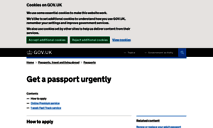 Passportappointment.service.gov.uk thumbnail