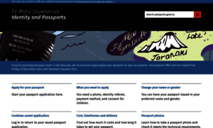 Passports.govt.nz thumbnail