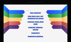 Passportstatus.co thumbnail