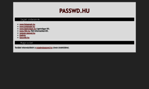 Passwd.hu thumbnail