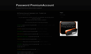 Password-premiumaccount.blogspot.com thumbnail