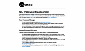 Password.uic.edu thumbnail