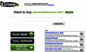 Passwordrecovery.com thumbnail