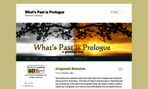 Pastprologue.wordpress.com thumbnail