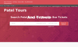Patel-travels.redbus.in thumbnail