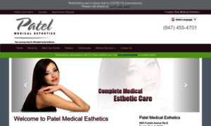 Patelmedicalesthetics.com thumbnail