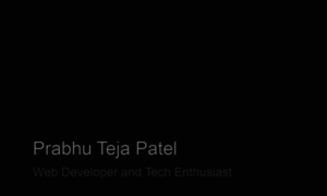 Patelprabhuteja.github.io thumbnail