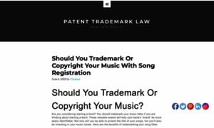 Patent-trademark-law.com thumbnail
