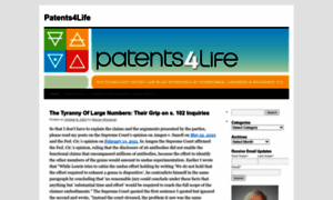 Patents4life.com thumbnail