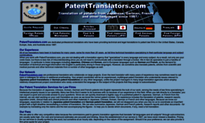 Patenttranslators.com thumbnail