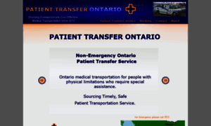 Patienttransferontario.ca thumbnail