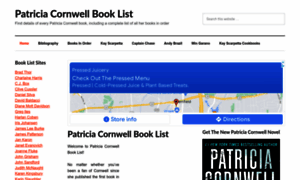 Patriciacornwellbooklist.com thumbnail