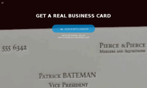 Patrickbatemanbusinesscard.com thumbnail