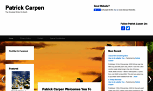 Patrickcarpen.com thumbnail