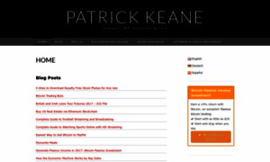 Patrickkeane.me thumbnail