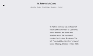 Patrickmccray.com thumbnail