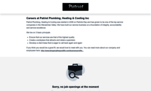 Patriot-plumbing-heating-and-cooling-inc.workable.com thumbnail