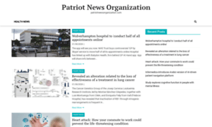 Patriotnewsorganization.com thumbnail
