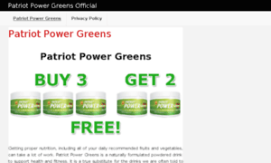 Patriotpowergreens.info thumbnail