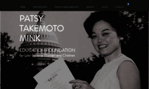 Patsyminkfoundation.org thumbnail
