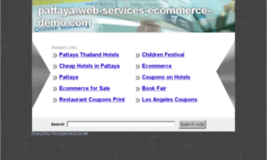 Pattaya-web-services-ecommerce-demo.com thumbnail