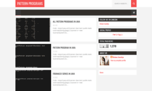 Pattern-programs.blogspot.in thumbnail