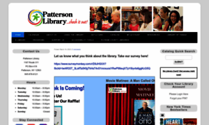 Pattersonlibrary.org thumbnail