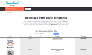 Pattismith.download-ringtone.com thumbnail