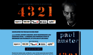 Paul-auster.com thumbnail