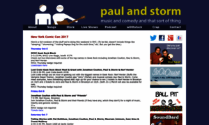 Paulandstorm.com thumbnail