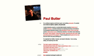 Paulbutler.org thumbnail