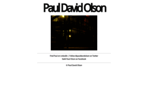 Pauldavidolson.com thumbnail