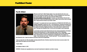 Paulgilbert-theater.weebly.com thumbnail