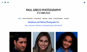 Paulgrecophotography.com thumbnail