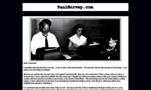 Paulharvey.com thumbnail