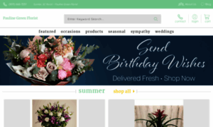 Paulinegreenflorist.com thumbnail