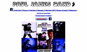 Pauljamesband.com thumbnail