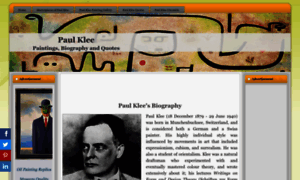 Paulklee.net thumbnail