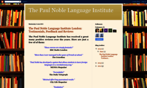 Paulnoblelanguageinstitute.blogspot.com thumbnail