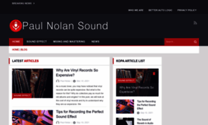 Paulnolansound.com thumbnail