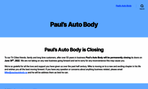 Paulsautobody.ca thumbnail