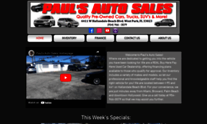 Paulsautosales.com thumbnail