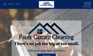 Paulsguttercleaning.com.au thumbnail