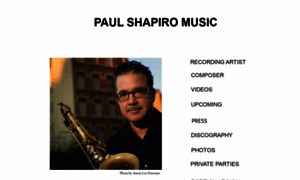 Paulshapiromusic.com thumbnail