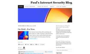 Paulsinternetsecurityblog.wordpress.com thumbnail