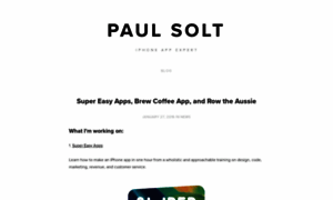 Paulsolt.com thumbnail