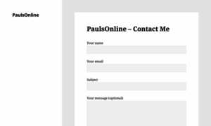 Paulsonline.co.uk thumbnail