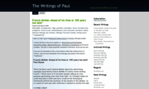 Paulswritings.wordpress.com thumbnail