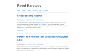 Pavelkarateev.com thumbnail